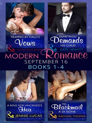 cover image of Modern Romance September 2016 Books 1-4